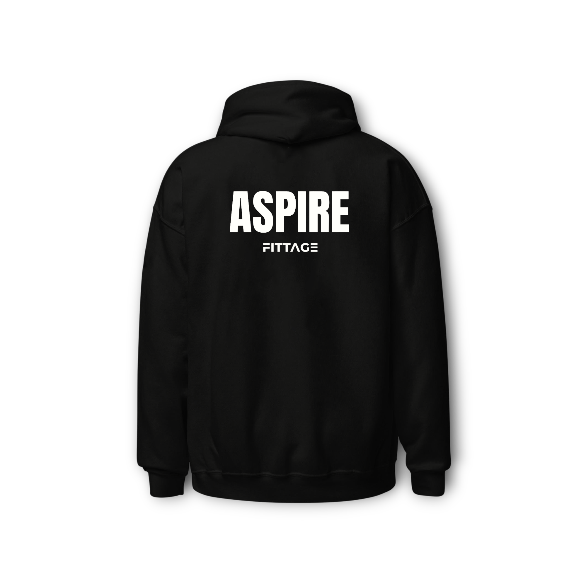 ASPIRE ESSENTIAL UNISEX BLACK HOODIE
