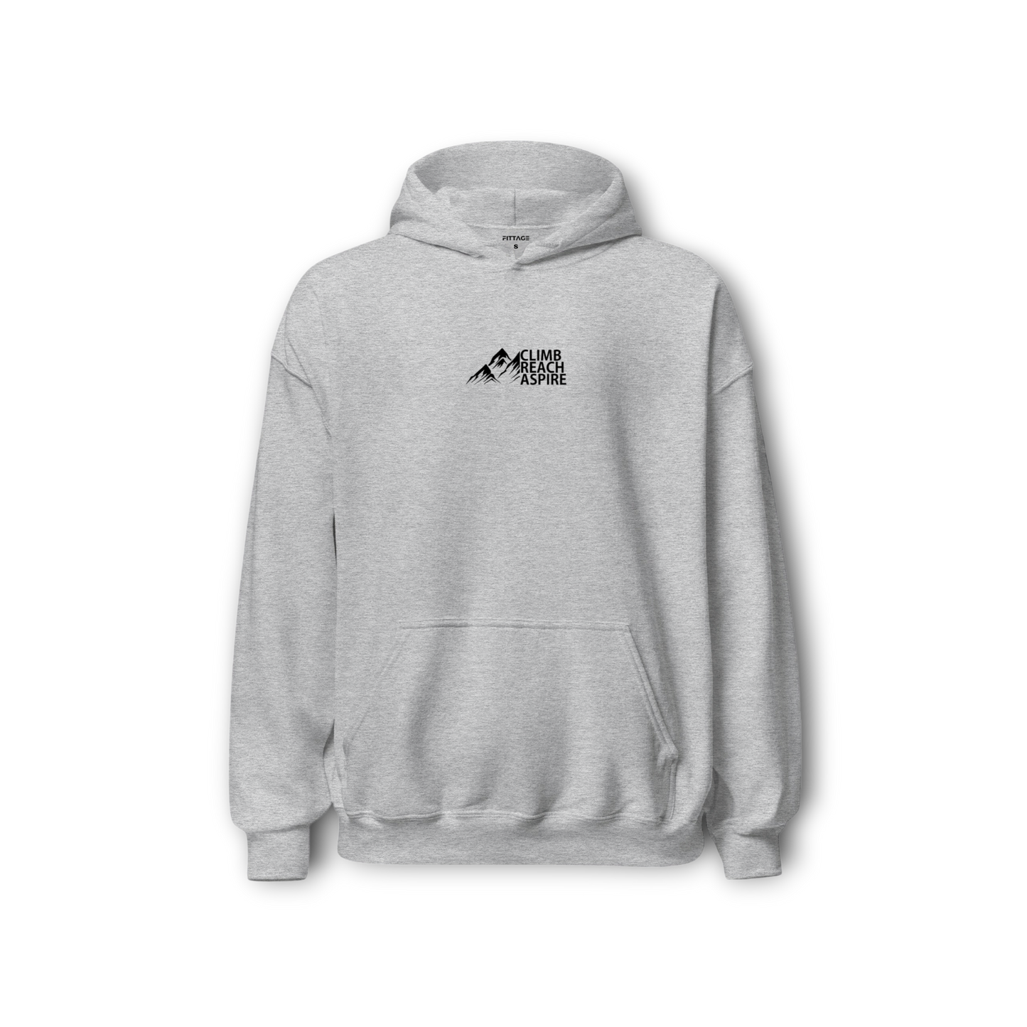 ASPIRE HIGHER UNISEX HEATHER GRAY HOODIE