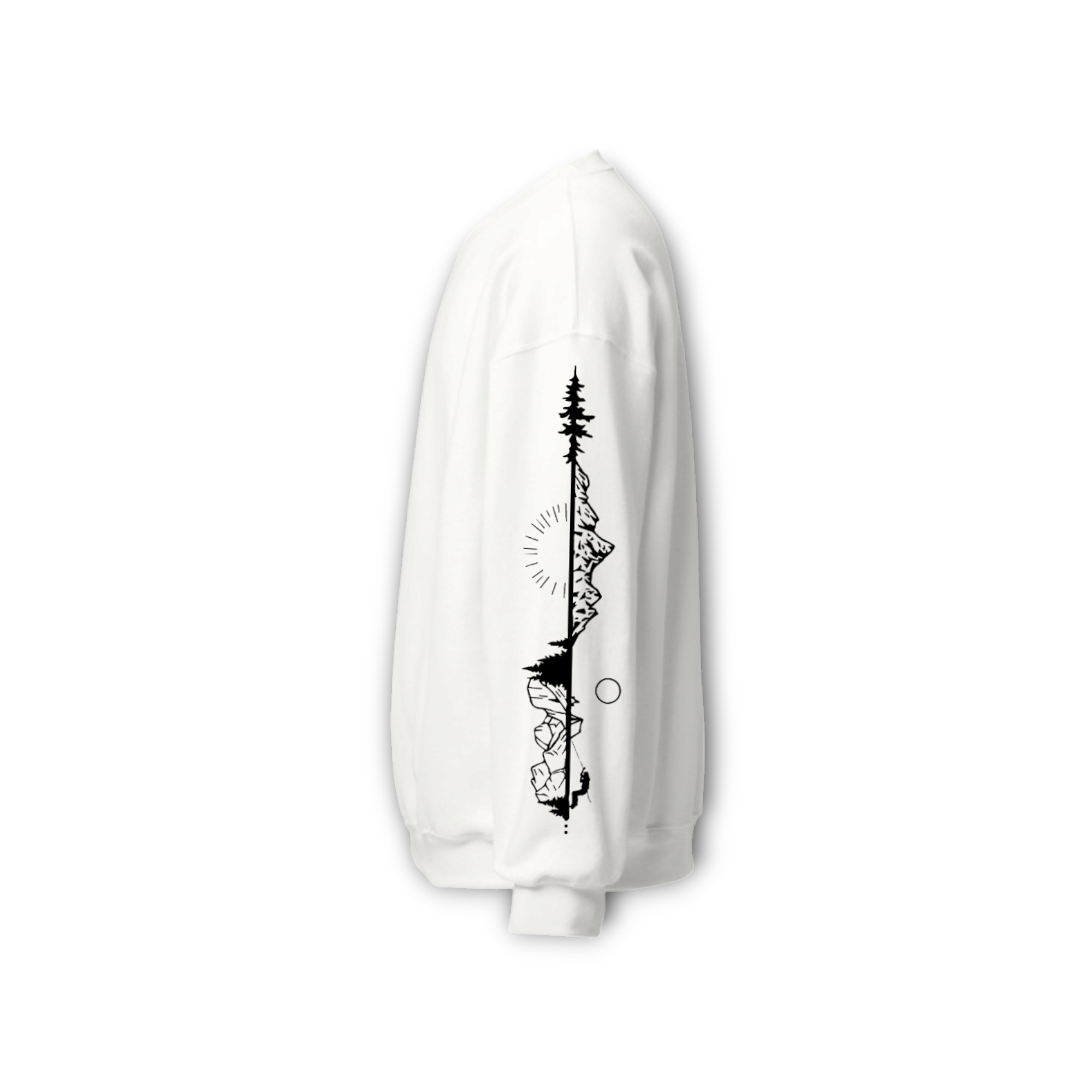 ASPIRE UNISEX WHITE SWEATSHIRT