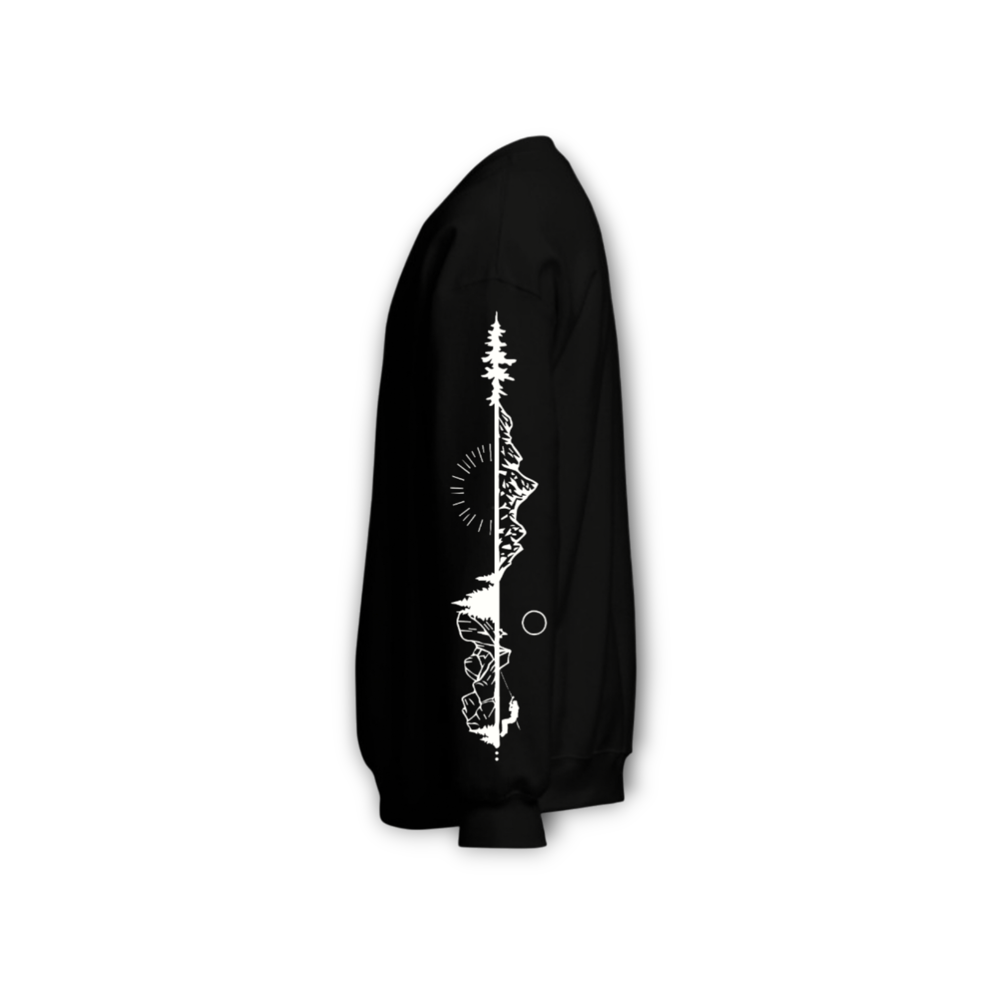 ASPIRE UNISEX BlACK SWEATSHIRT