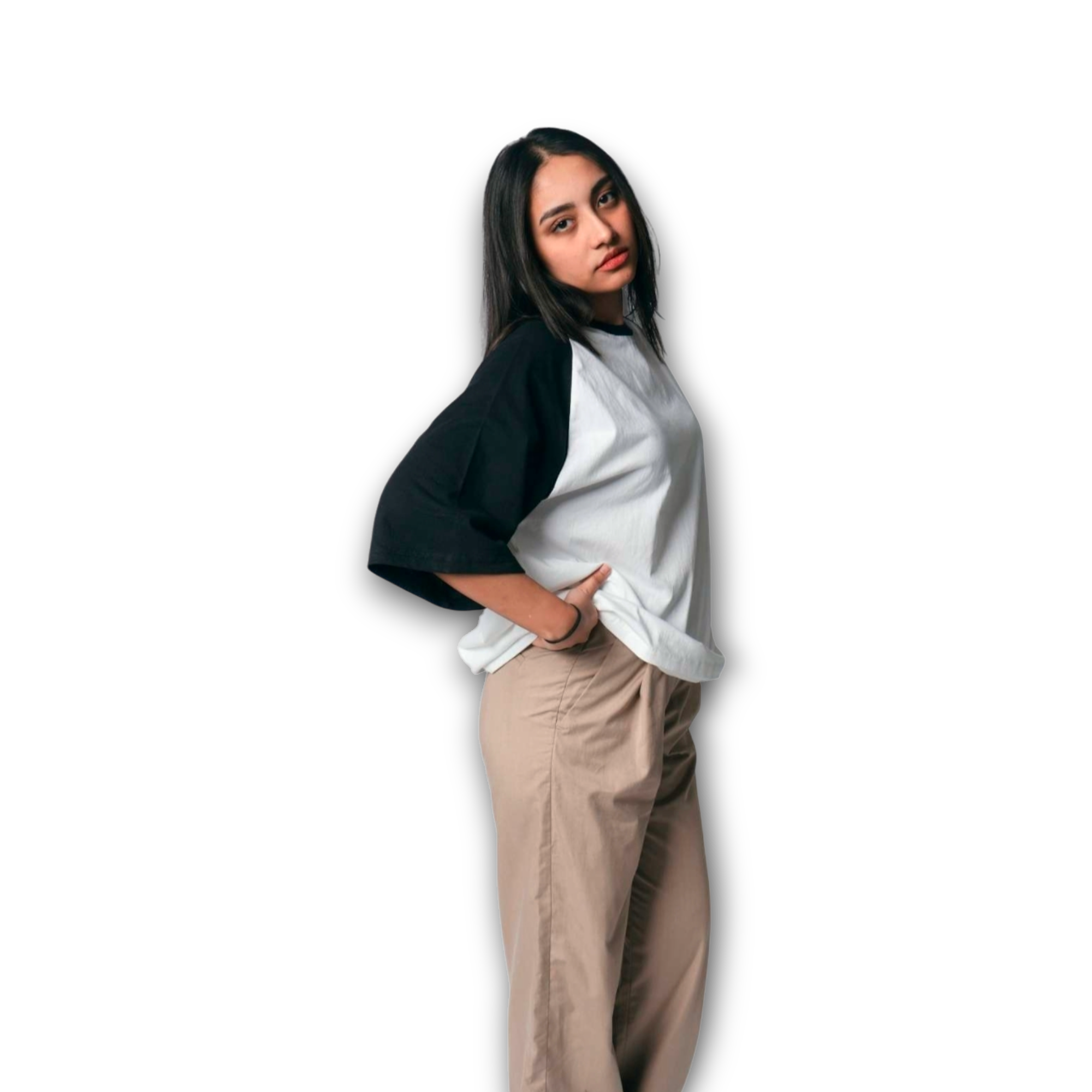 RAGLAN SLEEVES OVERSIZED TEE