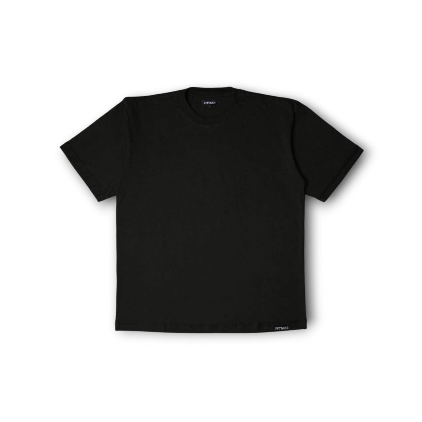BLACK PLAIN REGULAR FIT