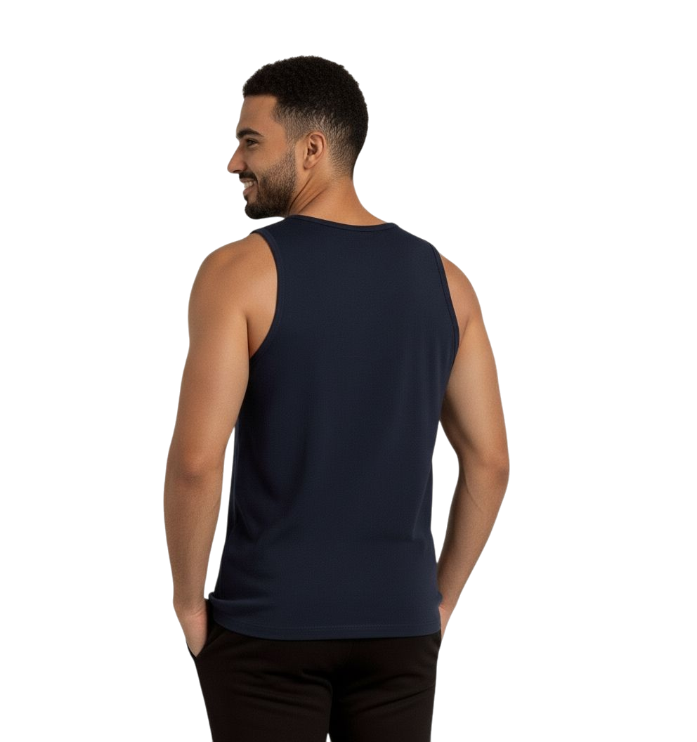 Navy Blue Origin Tank Top