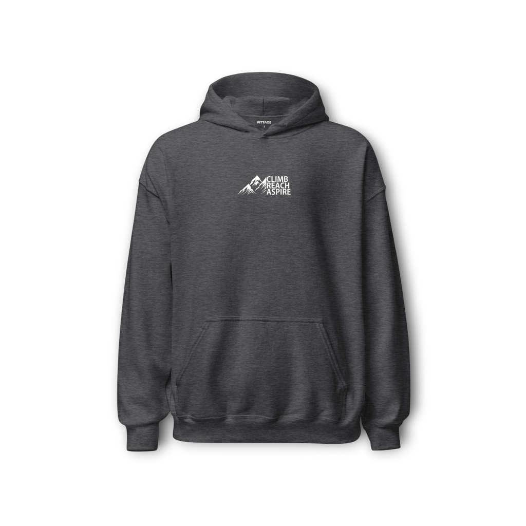 ASPIRE HIGHER UNISEX CHARCOAL GRAY HOODIE