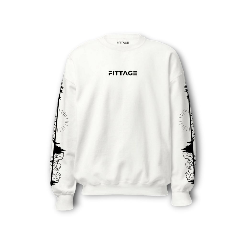 ASPIRE UNISEX WHITE SWEATSHIRT