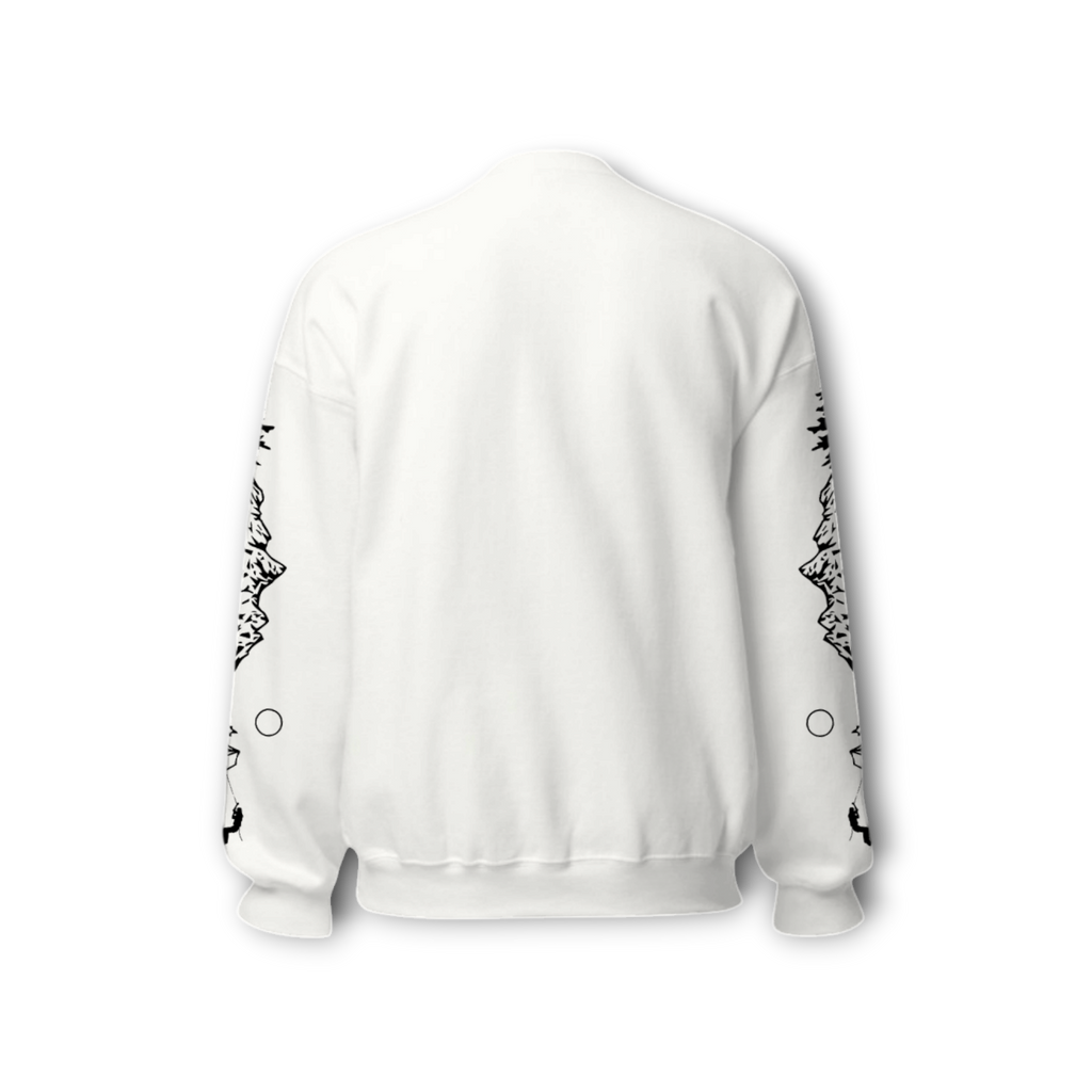 ASPIRE UNISEX WHITE SWEATSHIRT
