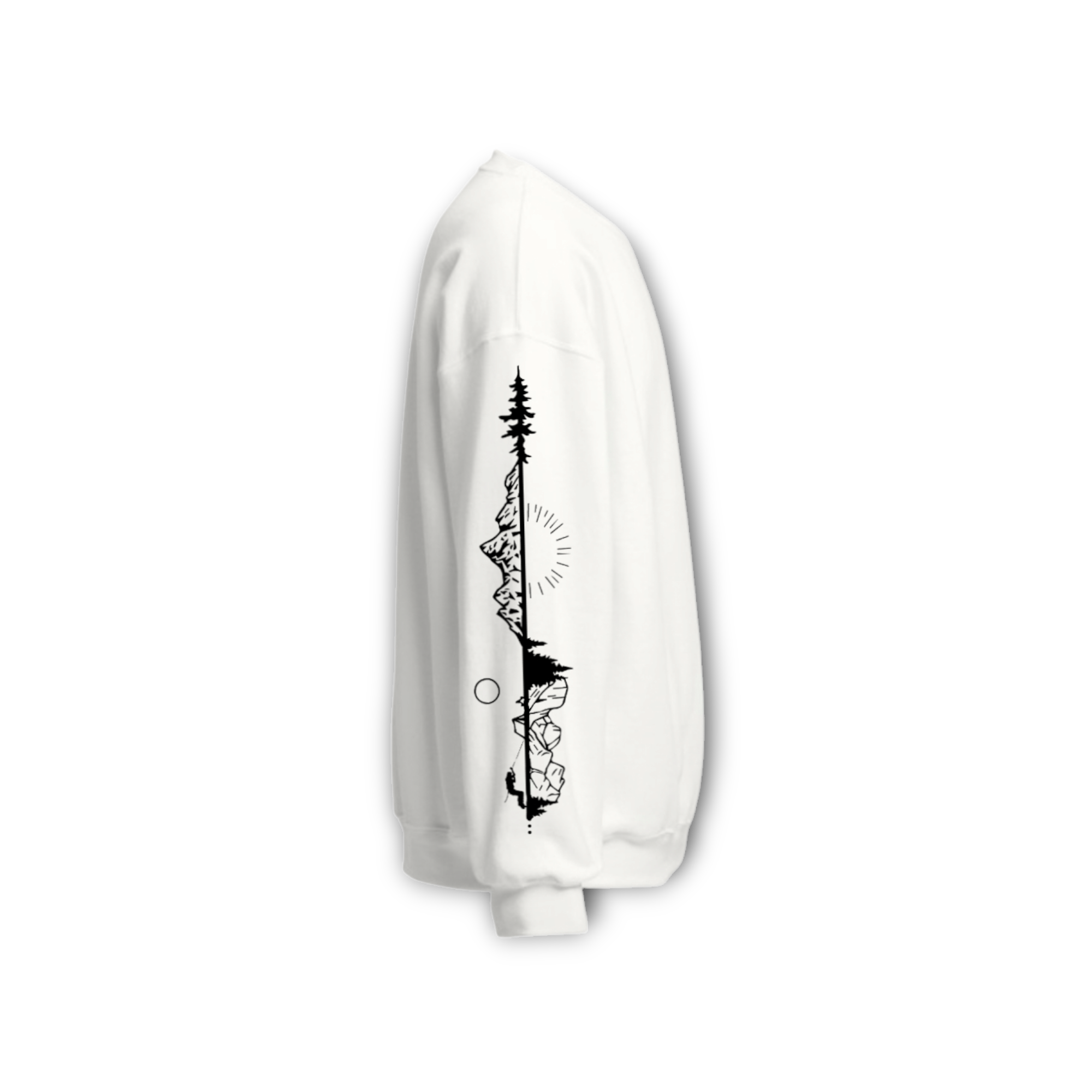 ASPIRE UNISEX WHITE SWEATSHIRT