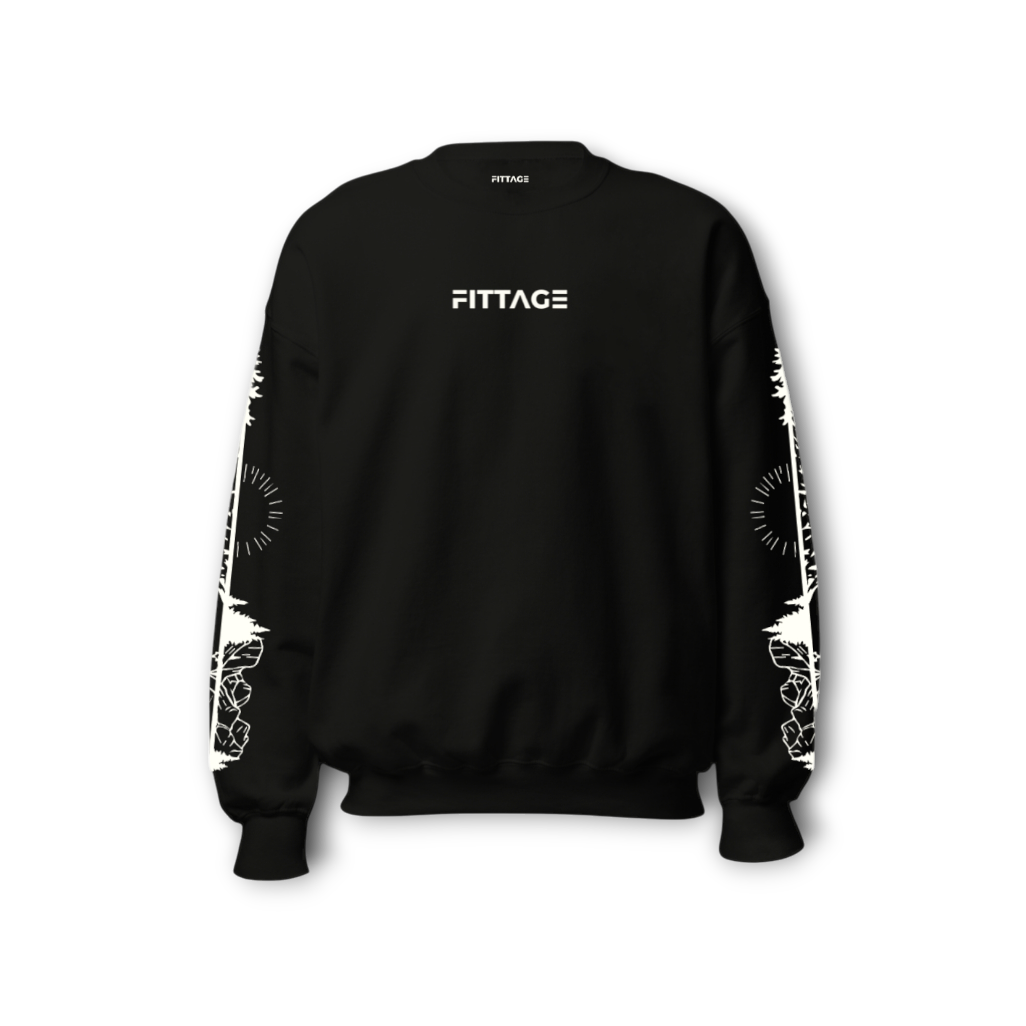 ASPIRE UNISEX BlACK SWEATSHIRT