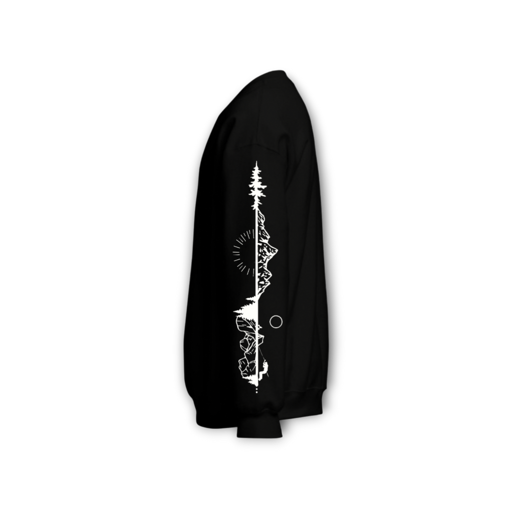 ASPIRE UNISEX BlACK SWEATSHIRT