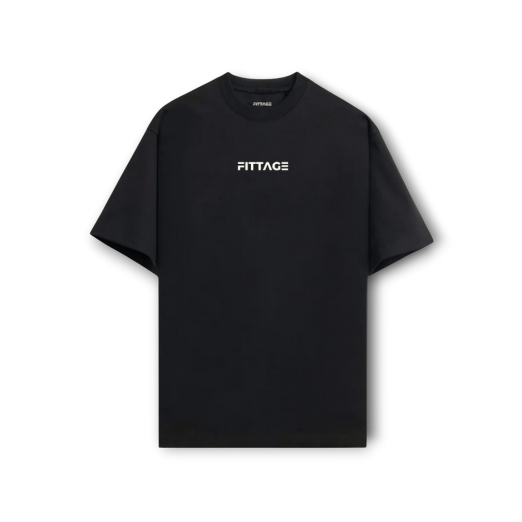UNISEX RELAX FIT GRAPHIC TEE - BLACK