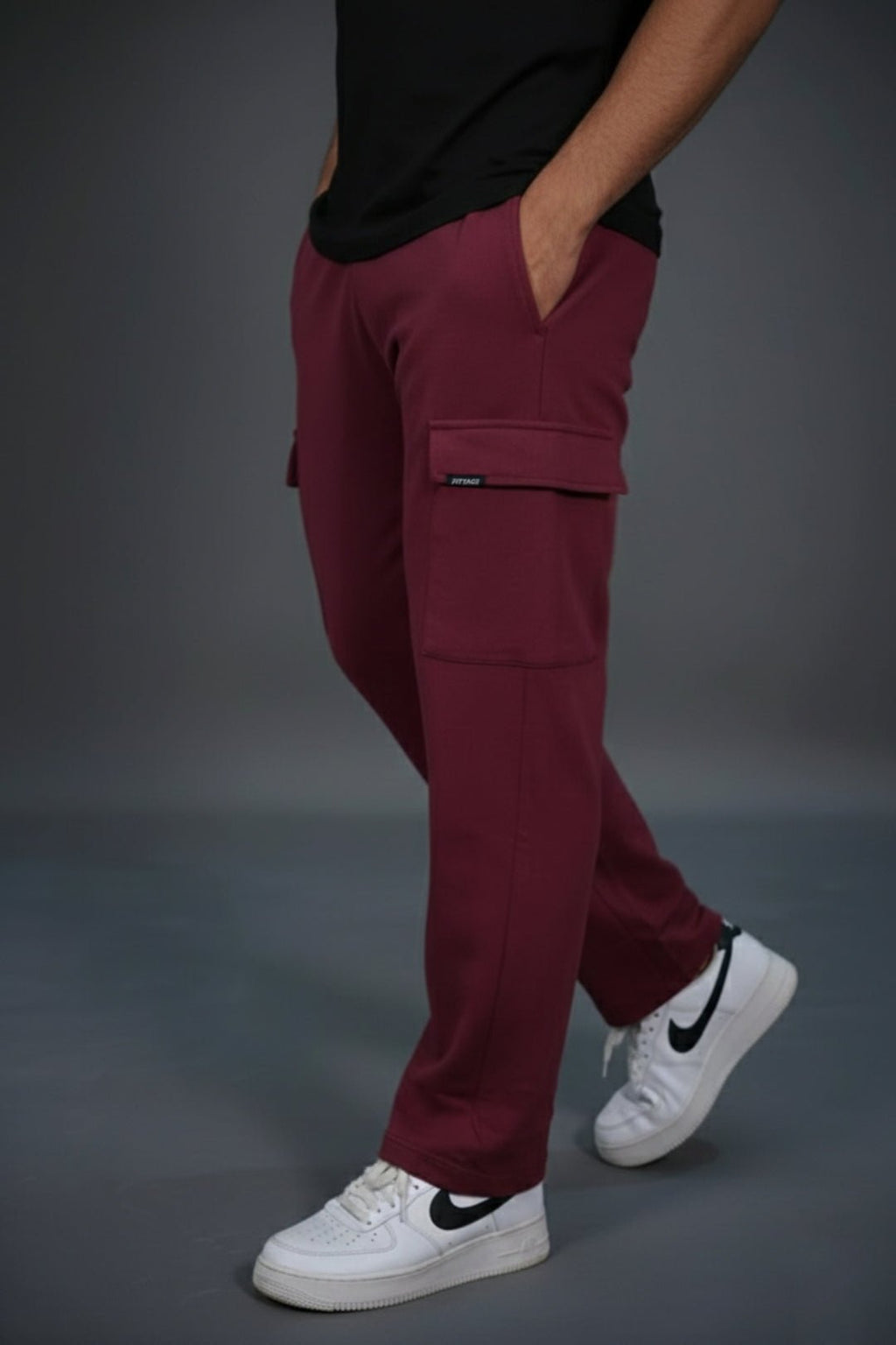 Unisex Classic Cargo - Maroon - Fittage