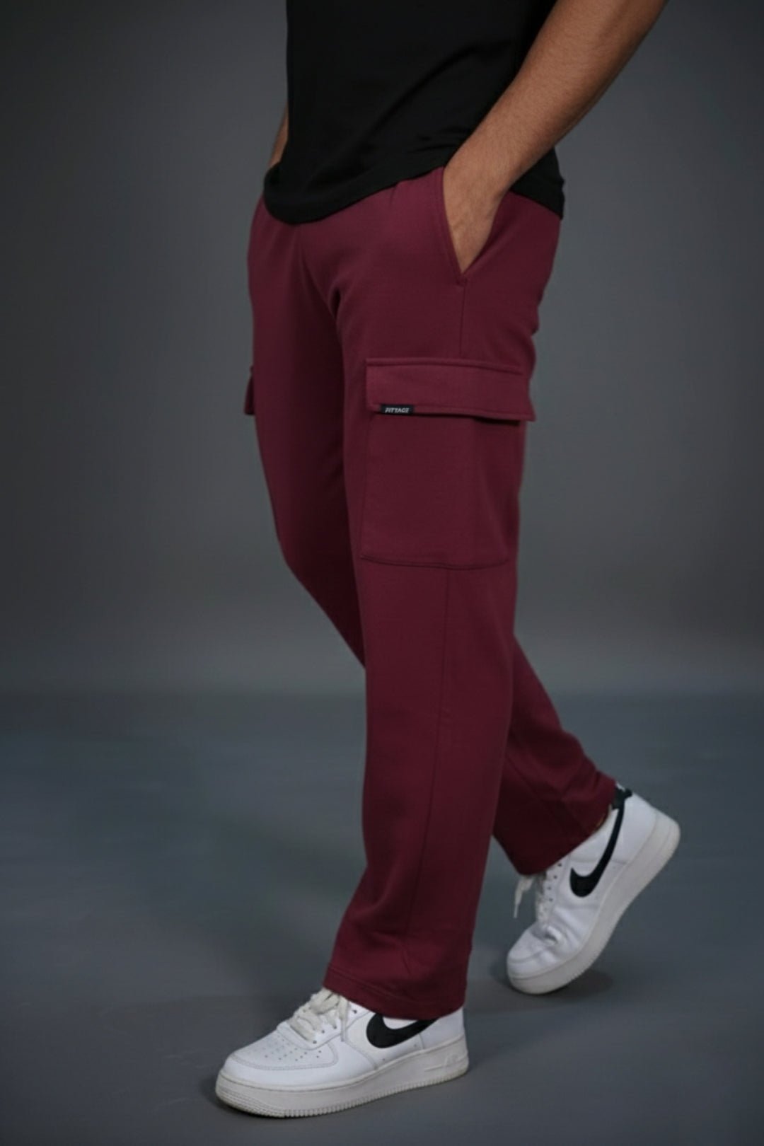 Unisex Classic Cargo - Maroon - Fittage