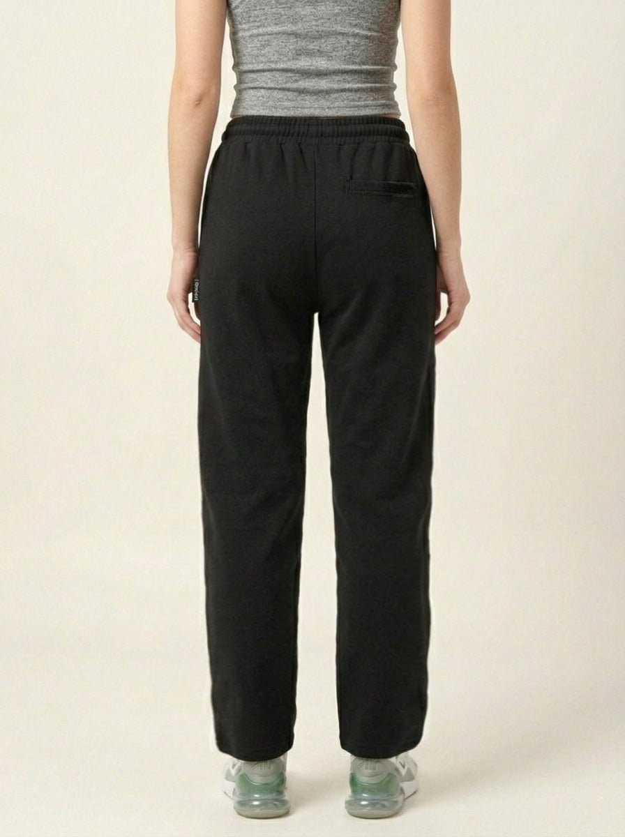 Unisex Black Zipper Trouser - Fittage