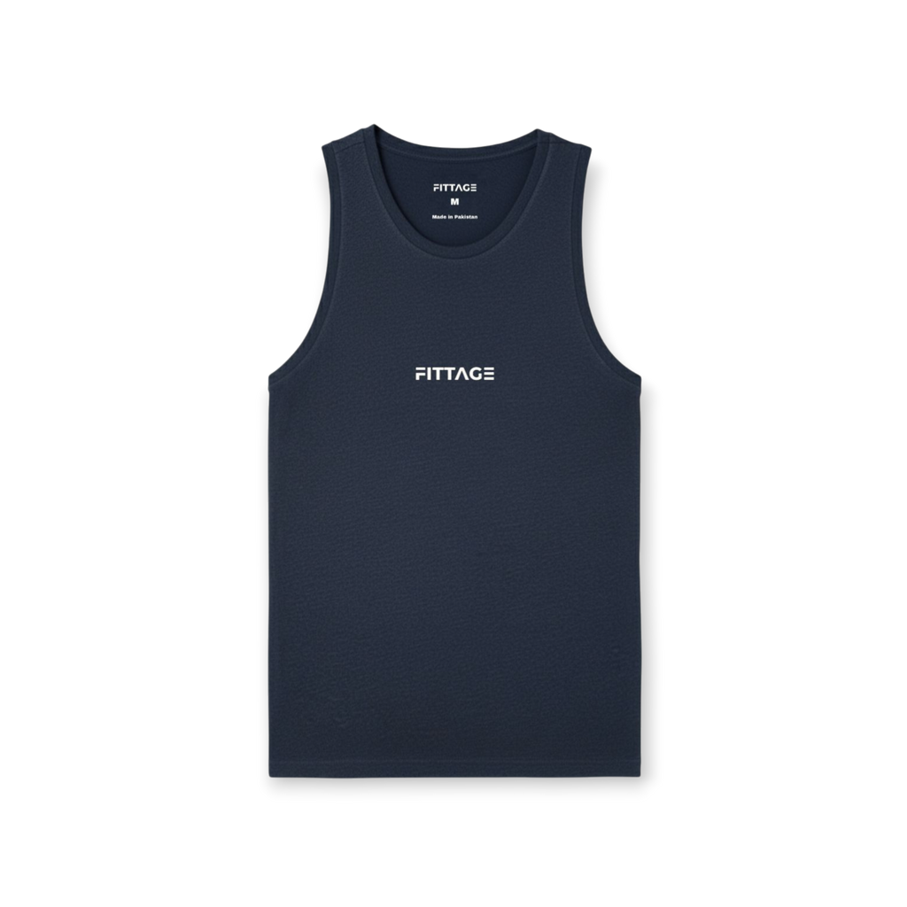 Navy Blue Origin Tank Top